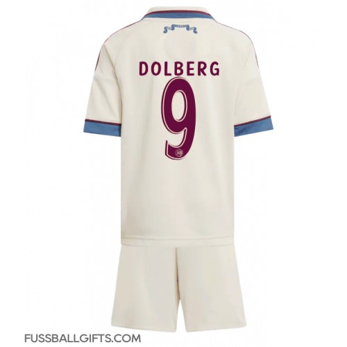 Ajax Kasper Dolberg #9 Fußballbekleidung 3rd trikot Kinder 2025-26 Kurzarm (+ kurze hosen)